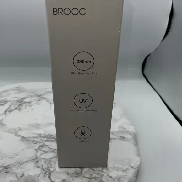 BROOC White Self Cleaning Water Bottle 20 oz-New! - Picture 7 of 7